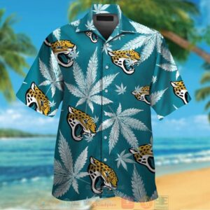 Jacksonville Jaguars Weed Teal Hawaii Shirt