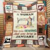 January Woman Quilting Blanket Dcb1901 69O59