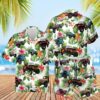 Jeep Pineapple Flowers Hawaiian Shirt