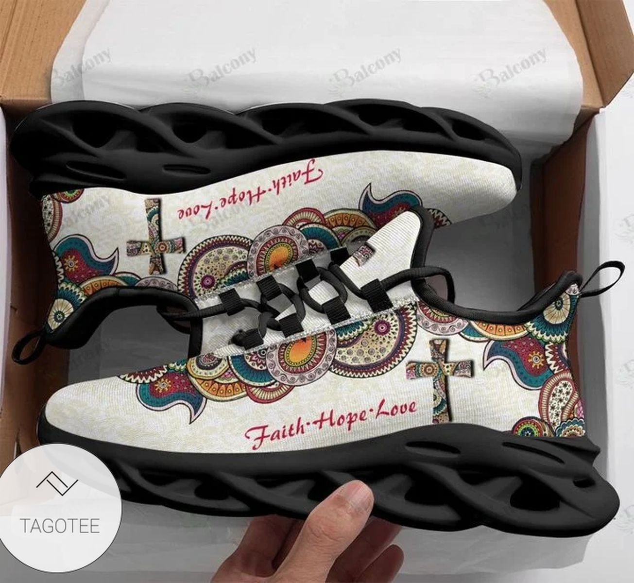 Jesus Faith Hope Love Mandala Max Soul Shoes Jesus Faith Hope Love Mandala Max Soul Shoes