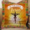 Jesus In The Quilt Blanket Of Life Quilt Blanket