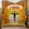 Jesus - In The Quilt Of Life Quilt