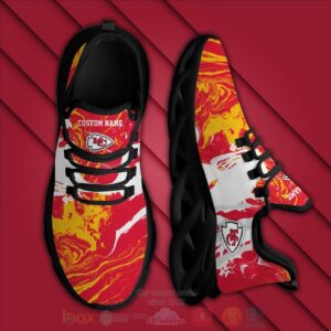 Kansas City Chiefs Nfl American Custom Name Clunky Max Soul Shoes