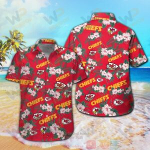 Kansas City Chiefs Hibiscus Hawaiian Shirt And Shorts
