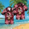 Kansas City Chiefs Skull Hawaiian Shirt And Shorts