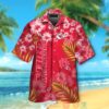 Kansas City Chiefs Tropical Plants Hibiscus Red Hawaiian Shirt And Shorts