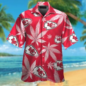Kansas City Chiefs Weed Red Hawaii Shirt