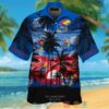 Kansas Jayhawks Tropical Hawaiian Shirt And Shorts