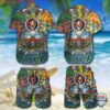 Nfl Chicago Bears Grateful Dead Bears Hawaiian Shirt And Shorts