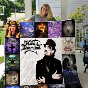 King Diamond Quilt -01- Custom Quilt Blanket