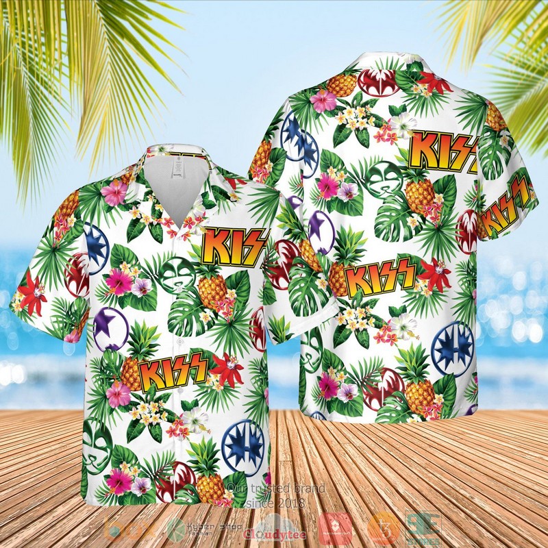 Kiss Band Pineapple Hawaiian Shirt Kiss Band Pineapple Hawaiian Shirt