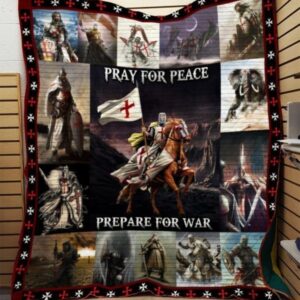 Knight Templar Quilt Blanket 3D Quilt Blanket Hqc-Qct00018