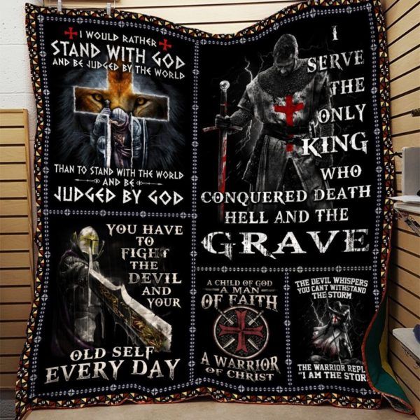 Knights Templar Quilt Blanket-3D Quilt Blanket Ntp-Qvk0054 Knights Templar Quilt Blanket-3D Quilt Blanket Ntp-Qvk0054