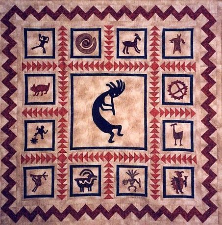 Kokopelli Quilt Tuauk Kokopelli Quilt Tuauk