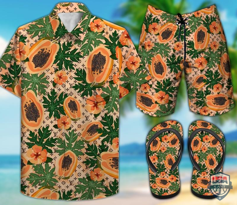 Louis Vuitton Combo Hawaiian Shirt And Short 33 Louis Vuitton Combo Hawaiian Shirt And Short 33