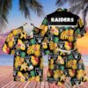 Las Vegas Raiders Nfl Pineapple Black Yellow Hawaiian Shirt