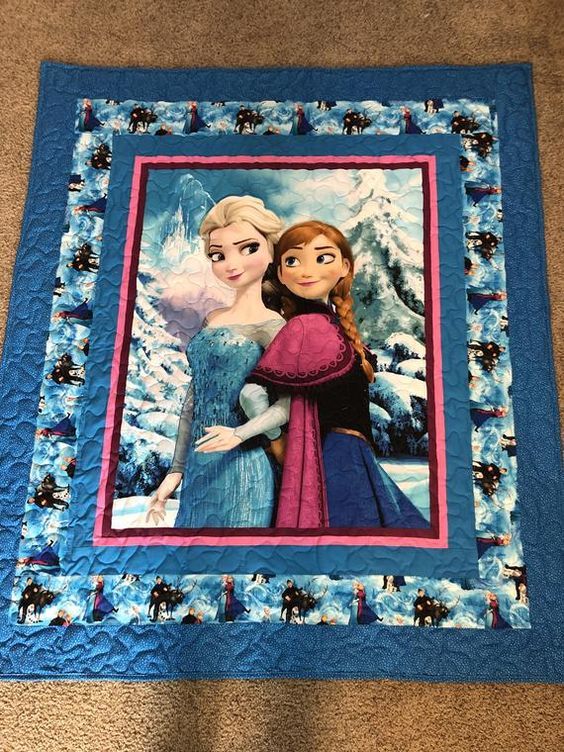 Ll - Anna And Elsa Quilt - Frozen Quilt Ll - Anna And Elsa Quilt - Frozen Quilt