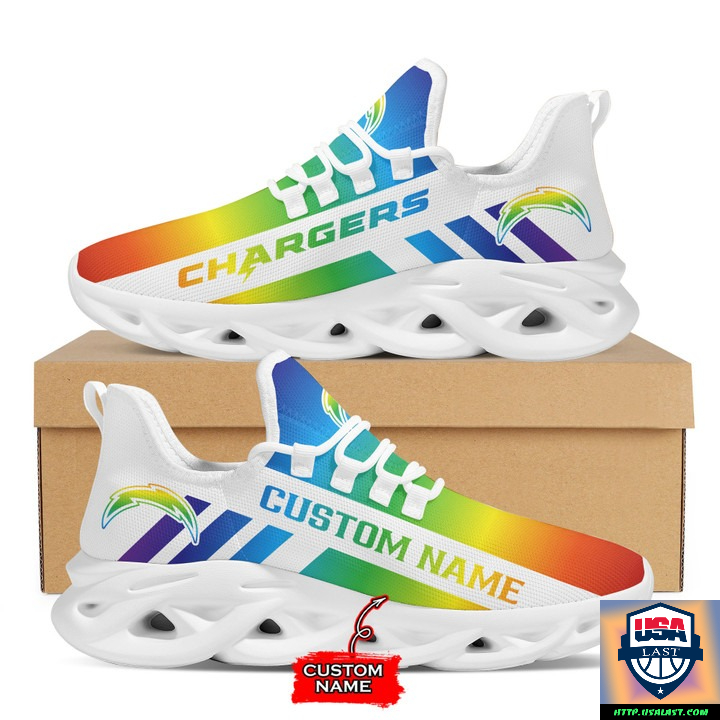 Los-Angeles-Chargers-Lgbt-Custom-Name-Max-Soul-Shoes-1