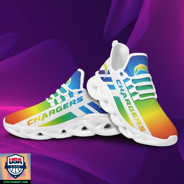 Los Angeles Chargers Lgbt Custom Name Max Soul Shoes Los Angeles Chargers Lgbt Custom Name Max Soul Shoes