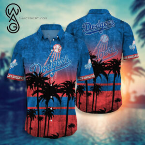 Los Angeles Dodgers Baseball Team Combo Hawaiian Shirt And Shorts