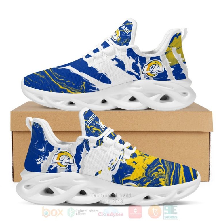 Los-Angeles-Rams-Nfl-American-Custom-Name-Clunky-Max-Soul-Shoes-1