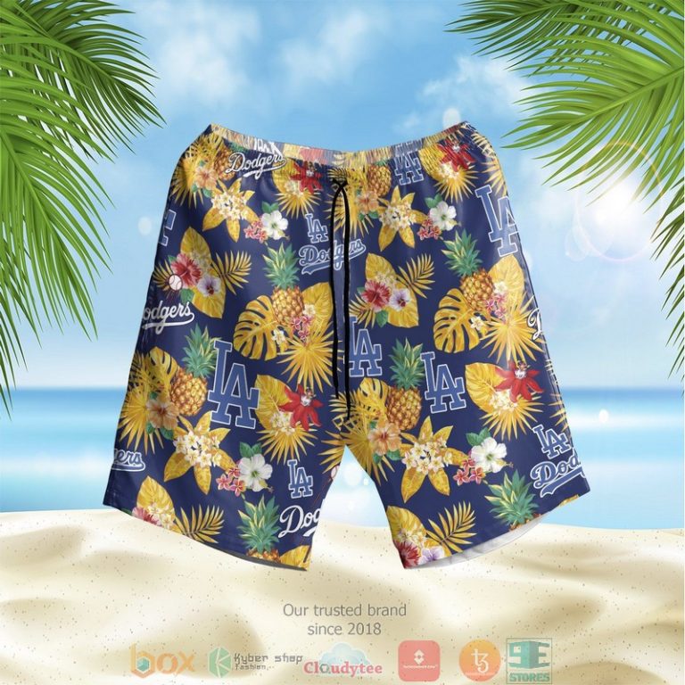 Los_Angeles_Dodgers_MLB_pineapple_blue_yellow_Hawaiian_Shirt_Shorts_1_2-768x768-1