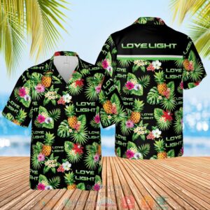 Love Light Condoms Pineapple Hawaiian Shirt