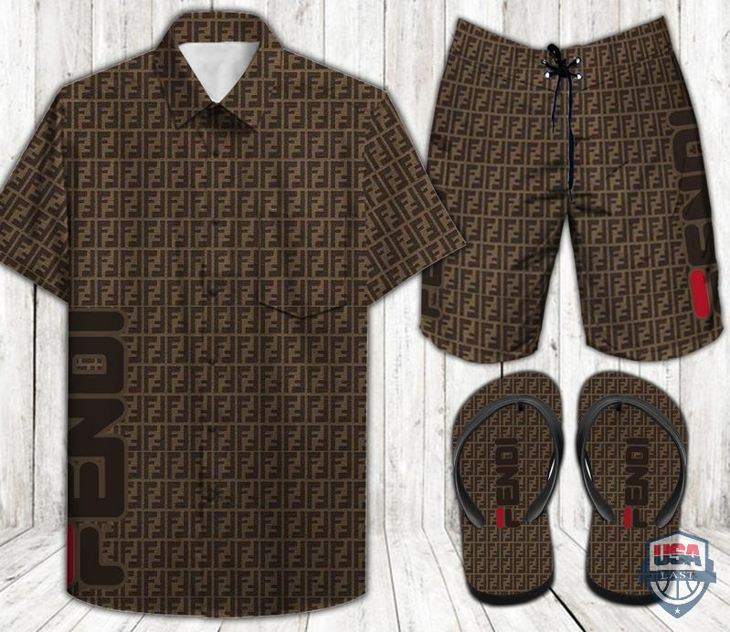 Fendi Hawaiian Shirt Beach Short 02 Fendi Hawaiian Shirt Beach Short 02
