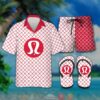 Lululemon Hawaiian Shirt And Short