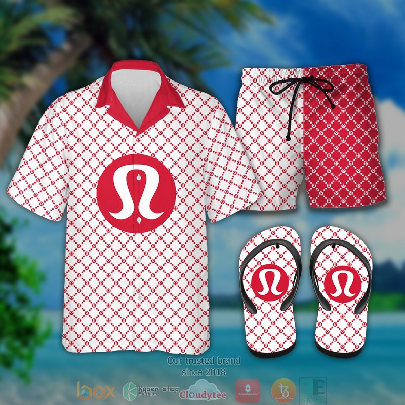 Lululemon Hawaiian Shirt And Short Lululemon Hawaiian Shirt And Short