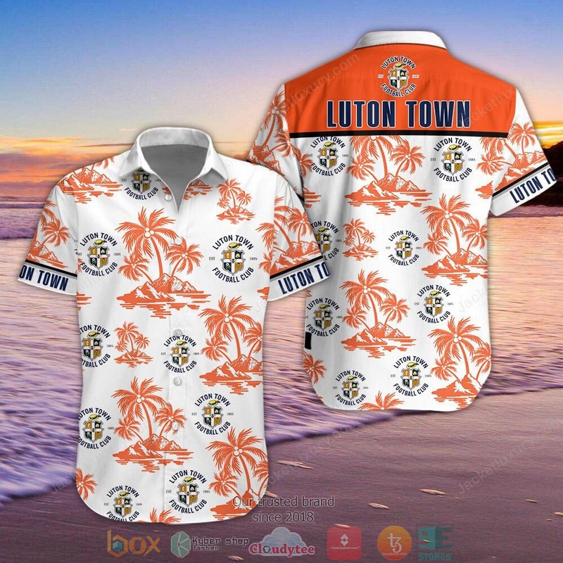 Luton Town F.C Hawaiian Shirt Luton Town F.C Hawaiian Shirt
