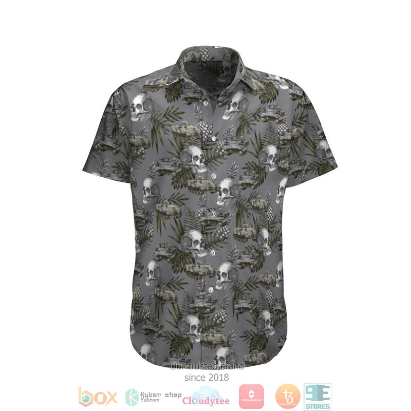 M113 Australian Army Grey Hawaiian Shirt M113 Australian Army Grey Hawaiian Shirt
