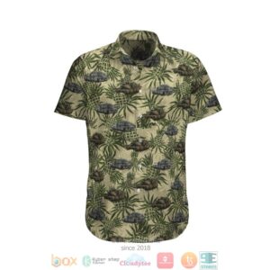 M1A1 AbramS Australian Army Pineapple Hawaiian Shirt