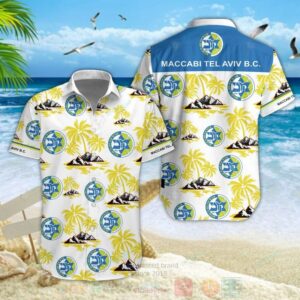 Maccabi Tel Aviv B.C Hawaiian Shirt