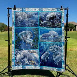 Manatees Quilt Cufrf