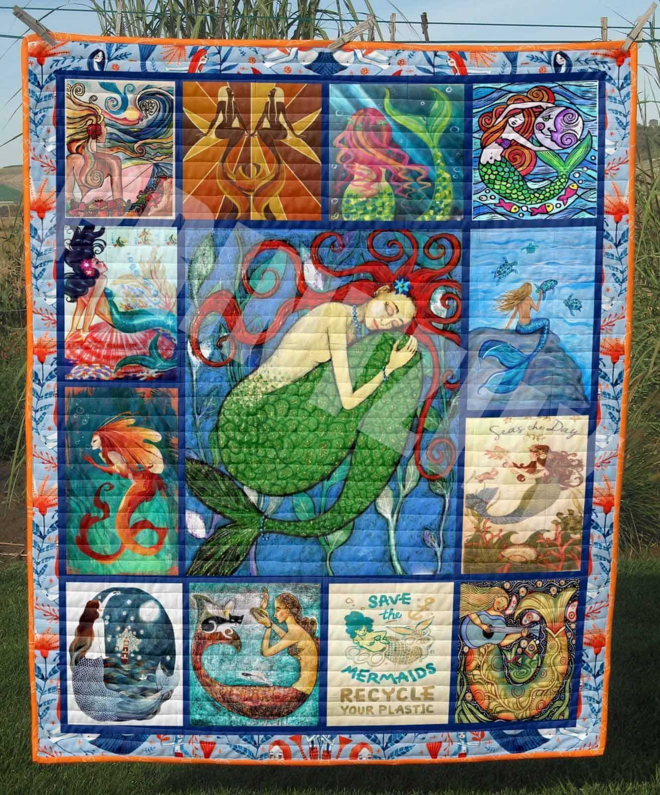 Mermaid Quilt Tudwq Mermaid Quilt Tudwq