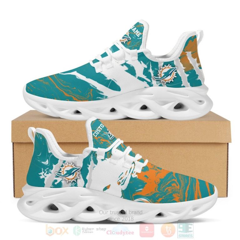Miami-Dolphins-Nfl-American-Custom-Name-Clunky-Max-Soul-Shoes-1