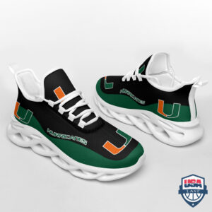 Miami Hurricanes Ncaa Max Soul Shoes