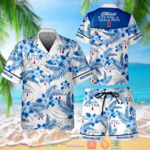 Michelob Ultra Hawaiian Shirt