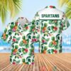 Michigan State Spartans MenS Basketball Ncaa Hawaiian Shirt