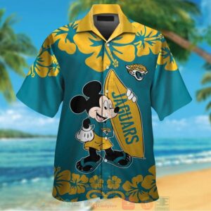 Mickey Mouse Jacksonville Jaguars Hawaiian Shirt And Shorts
