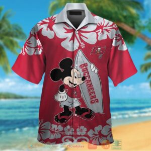 Mickey Mouse Tampa Bay Buccaneers Hawaiian Shirt And Shorts