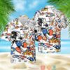 Mickey Mouse Paint White Hawaiian Shirt