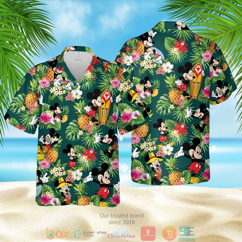 Mickey Mouse Pineapple Hawaiian Shirt Mickey Mouse Pineapple Hawaiian Shirt