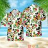 Mickey Mouse Pineapple White Green Hawaiian Shirt