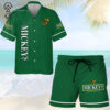 MickeyS Fine Malt Liquor All Over Print Hawaiian Shirt And Beach Shorts