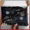 Mighty Morphin Power Rangers Blue Custom Name Clunky Max Soul Shoes