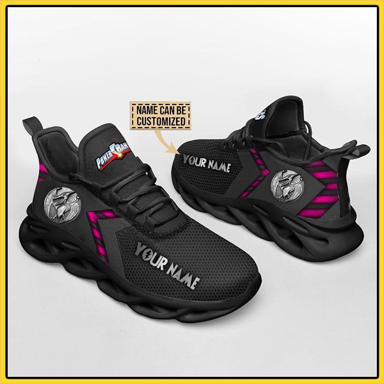 Mighty Morphin Power Rangers Pink Custom Name Clunky Max Soul Shoes Mighty Morphin Power Rangers Pink Custom Name Clunky Max Soul Shoes