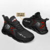 Mighty Morphin Power Rangers Red Custom Name Clunky Max Soul Shoes