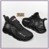 Mighty Morphin Power Rangers White Custom Name Clunky Max Soul Shoes